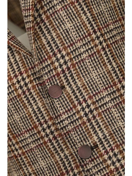 Giacca doppiopetto in lana Principe di Galles Tagliatore | 1SMC22K 440017 M1290694